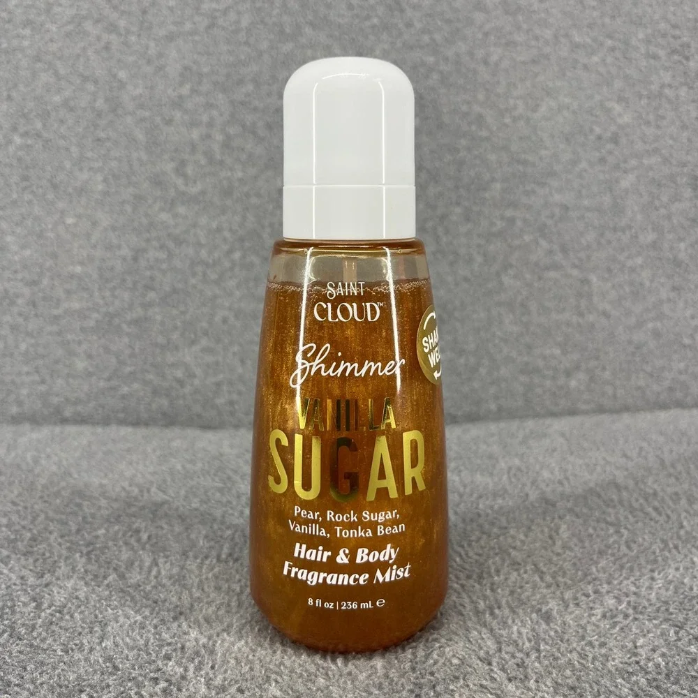 Saint Cloud Shimmer Vanilla Sugar Gold Hair & Body‎ Fragrance Mist Spray 8 oz